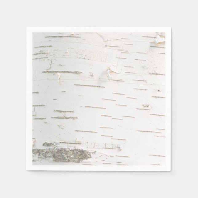 Birch bark pattern napkin (Front)