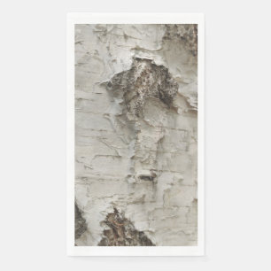 Birch bark pattern napkin