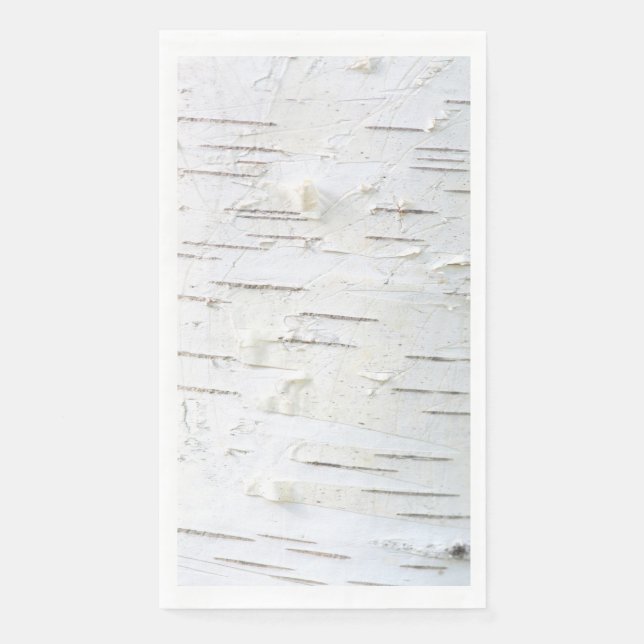 Birch bark pattern napkin (Front)