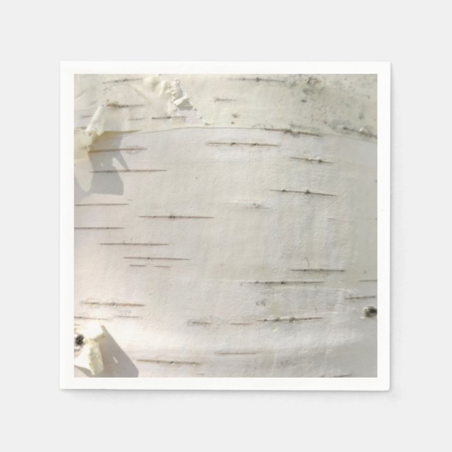 Birch bark pattern napkin (Front)