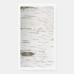 Birch bark pattern napkin