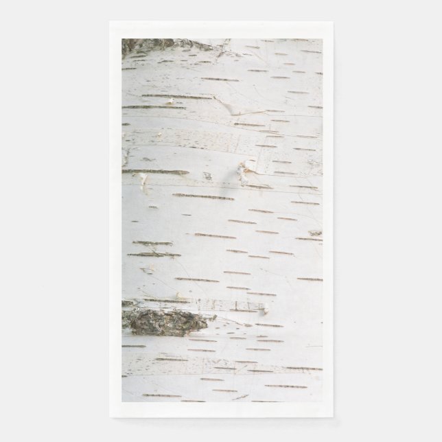 Birch bark pattern napkin (Front)