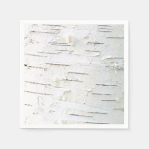 Birch bark pattern napkin