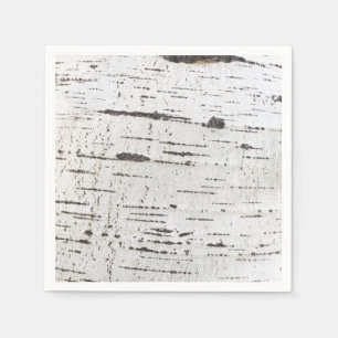 Birch bark pattern napkin