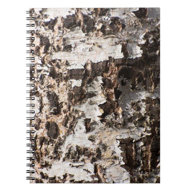 Birch bark pattern notebook (Front)