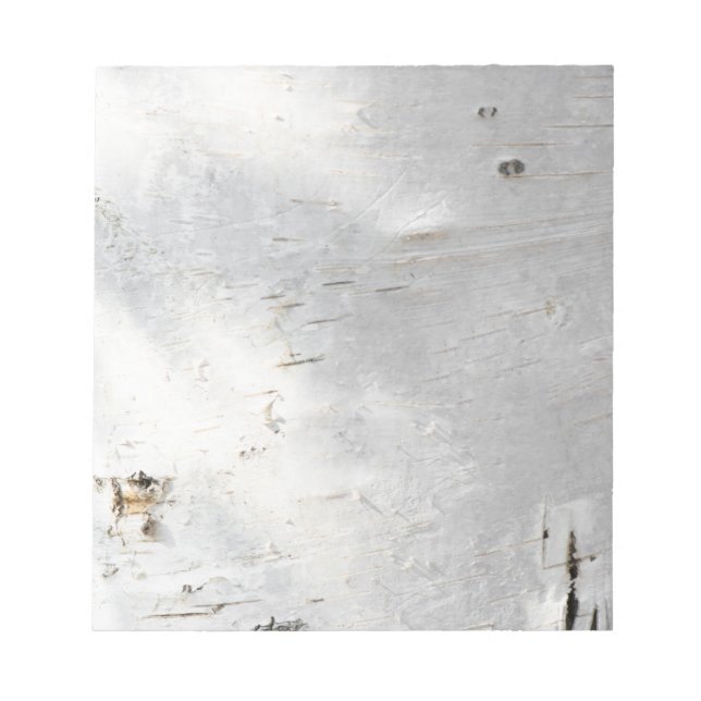 Birch bark pattern notepad (Front)