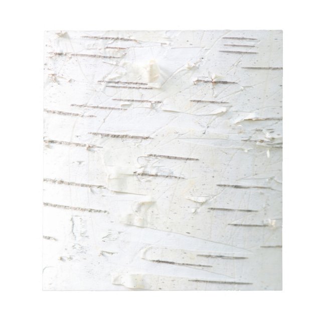 Birch bark pattern notepad (Front)