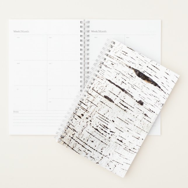 Birch bark pattern planner (Display)