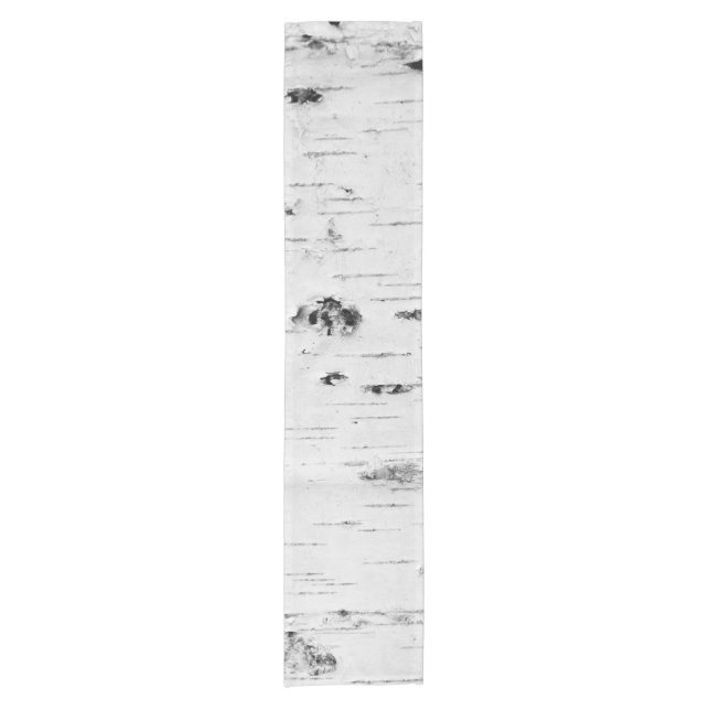 Birch bark pattern short table runner (Front)