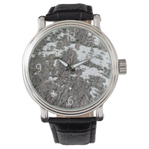 Birch bark pattern watch