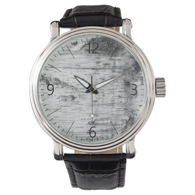 Birch bark pattern watch (Front)