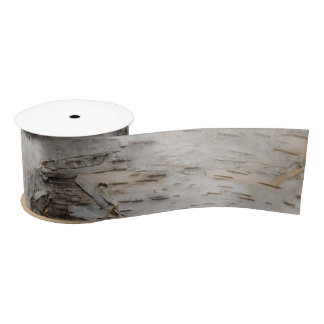 Birch Bark Satin Ribbon