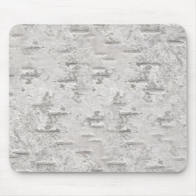 Birch Bark Texture Mouse Pad (Front)