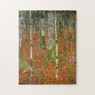 Birch Forest by Gustav Klimt Puzzle