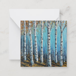 Birch Forest Greetings card