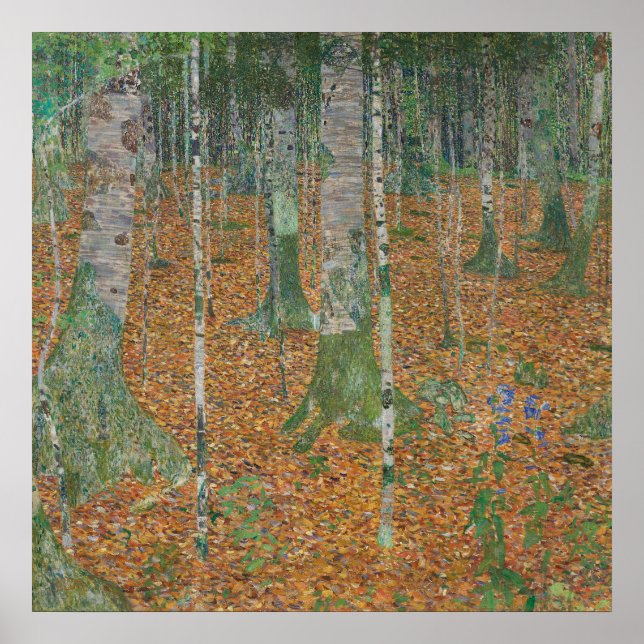 Birch Forest — Gustav Klimt (1903) Poster (Front)