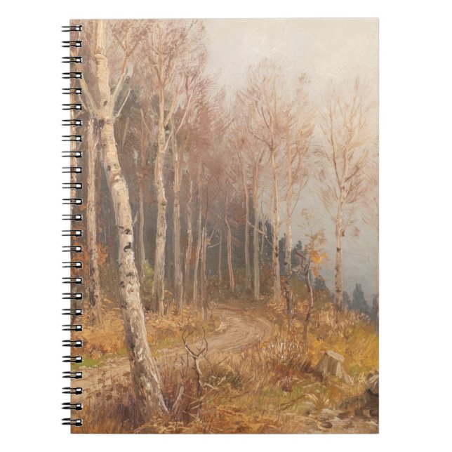 Birch Forest – Hugo Mühlig Notebook (Front)