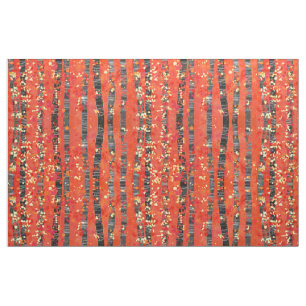 Birch Forest Landscape Fabric