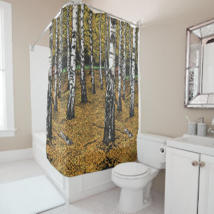 Birch Forest Shower Curtain