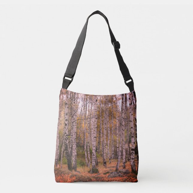 Birch Forrest Autumn Photo Budget Tote (Front)