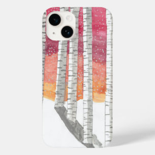 Birch In The Snow Case-Mate iPhone 14 Case