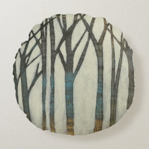 Birch Line I Round Cushion