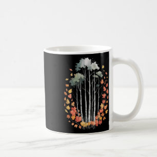 Birch Tree Autumn Lover Fall Season Autumn Leaves Coffee Mug