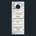 Birch Tree Do Not Disturb Wedding Sign Door Hanger<br><div class="desc">Design features a birch tree bark background with a heart over the doorway cutout. Change the text to whatever you want or leave as is. You change the text under the customise further feature. Check onscreen previews before checking out -- that is what will print for you. IE: onscreen proof....</div>