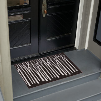 Birch Tree Door Mat