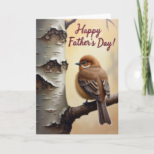 Birch Tree Fathers Day Card