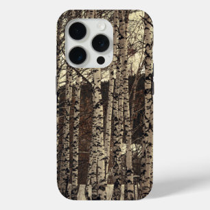 Birch Tree Forest Nature iPhone 15 Pro Case