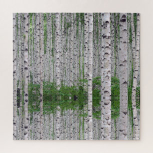 Birch Tree Forest Nature Jigsaw Puzzle