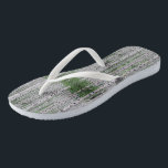 Birch Tree Forest Nature Thongs<br><div class="desc">As the birch is a pioneer species this gives it a symbol of rebirth,  new beginnings and growth. It's a sacred tree within the mythology of the Celts and is thought to have very protective influences.</div>