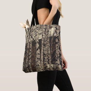 Birch Tree Forest Nature Tote Bag