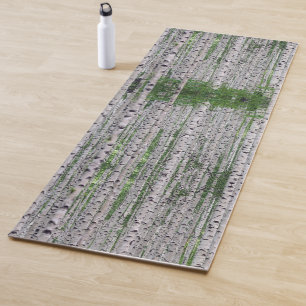 Birch Tree Forest Nature Yoga Mat