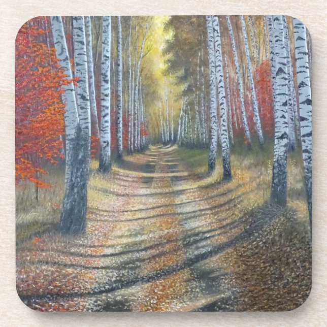 Birch Tree Lane Coaster (Front)