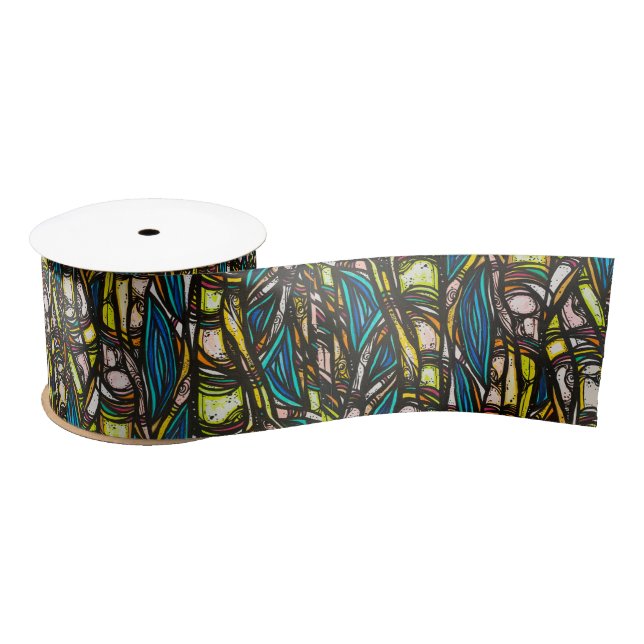 Birch Tree Ribbon Satin Ribbon (Spool)