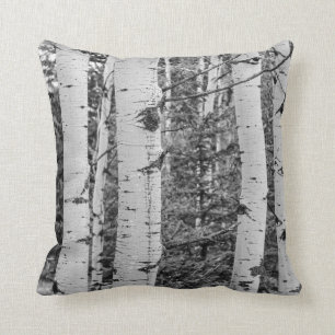 Birch Tree Scandi Style Cushion