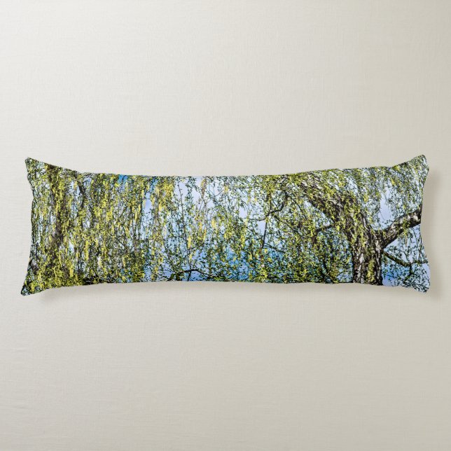 Birch tree - Spring is in the air Body Cushion (Front)