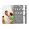 birch tree string lights photo save the date