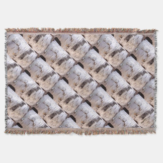 Birch Tree Throw Blanket
