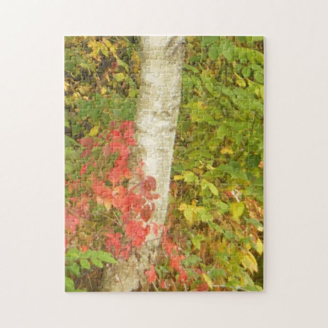 Birch Tree Trunk Jigsaw Puzzle (Vertical)