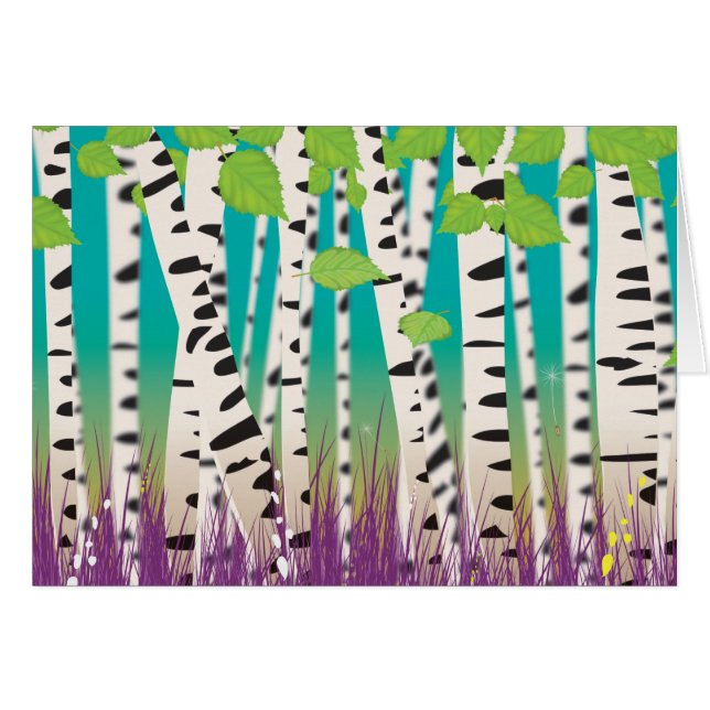 Birch Tree woodland (Front Horizontal)