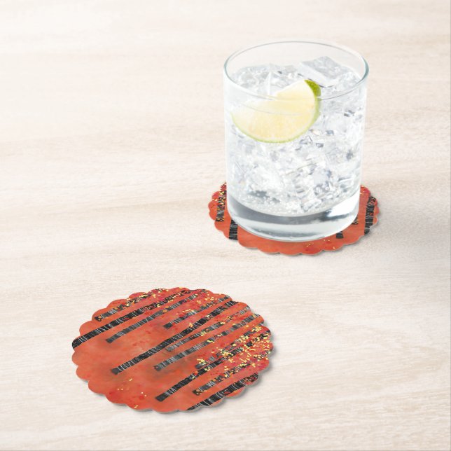 Birch Treed Woodland Paper Coaster (Insitu)
