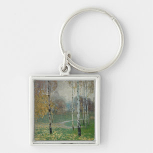 Birch Trees, 1904 (oil on canvas) Key Ring