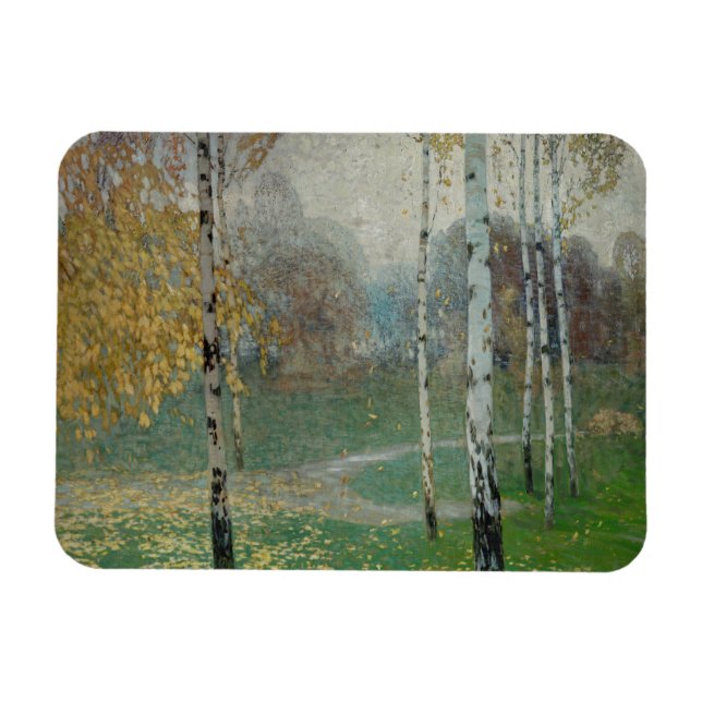 Birch Trees, 1904 (oil on canvas) Magnet (Horizontal)