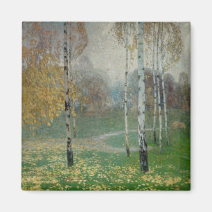 Birch Trees, 1904 (oil on canvas) Magnet
