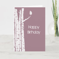 Birch Trees Birthday