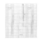 Birch Trees Grey Lined Monogram Personalised 