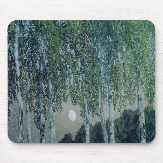 Birch Trees Mouse Pad (Front)